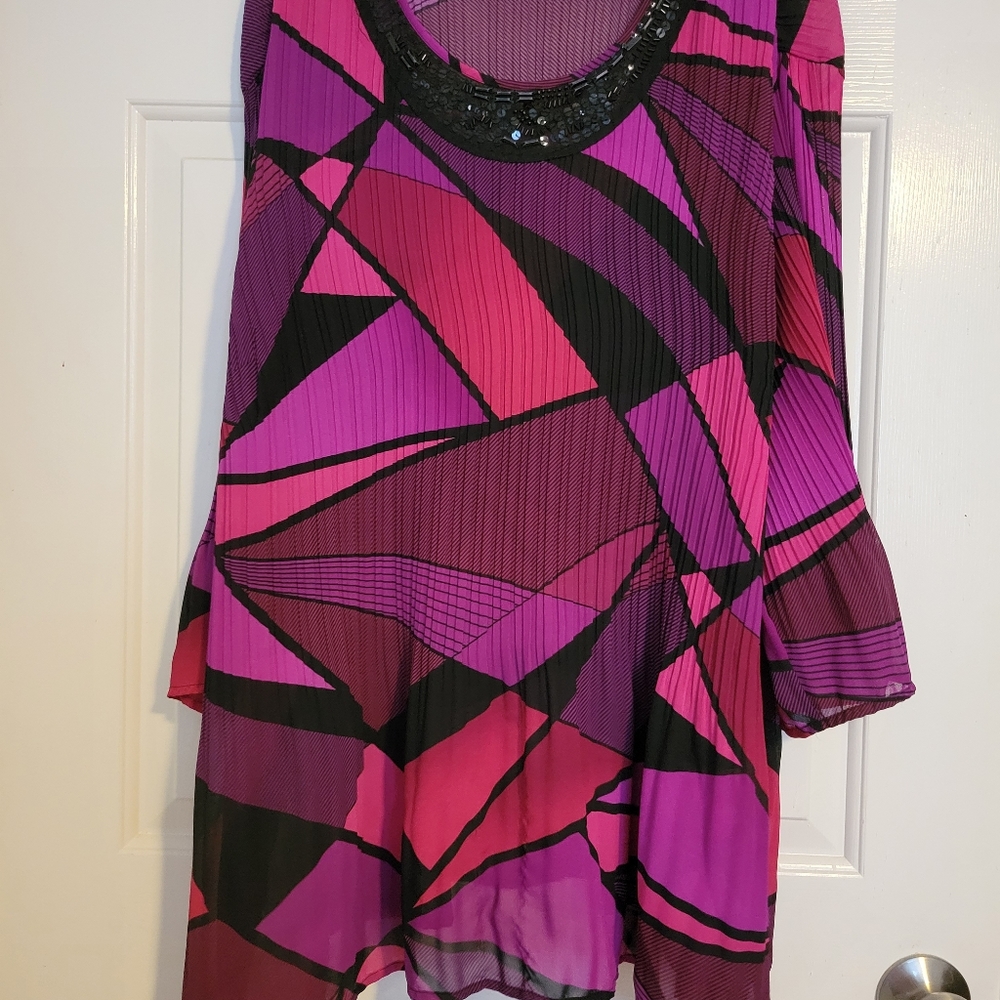 Catherines 3X flowy blouse